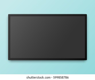 Tv Screen Template Empty Screen High Stock Illustration 599858786 ...