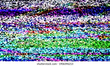 Tv Static Noise Glitch Effect Original Stock Illustration 1906396213 ...