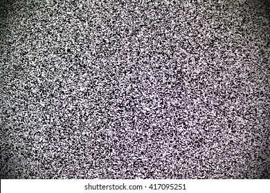 TV White Noise On Lcd Screen