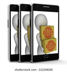 Twenty Five Percent Off Boxes Show 25  Price Markdown