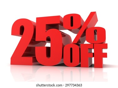 Twenty Five Percent Off Sale