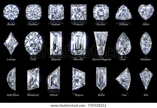 all shapes of diamonds