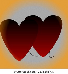 the twin love background pattern
