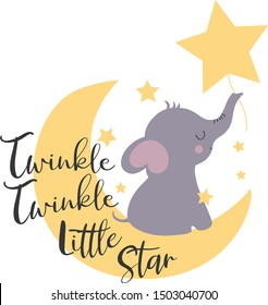 Twinkle twinkle little star elephant