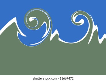 twirl design