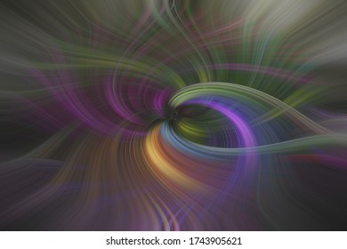 Twirl multicolor effect used in design