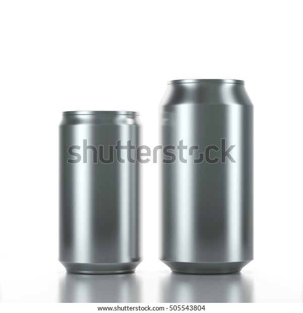 Download Two Aluminum Cans Mockup Beverage Beer Stock Illustration 505543804