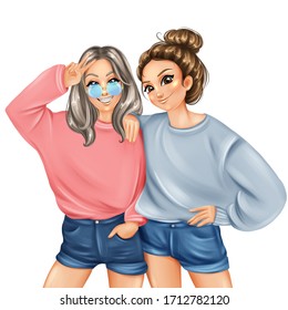 Sketch Best Friend High Res Stock Images Shutterstock