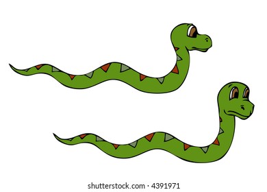 Two Cartoon They Dont Bite Stock Illustration 4391971 | Shutterstock