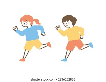 two children running and playing - Powered by Shutterstock