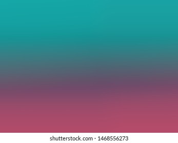 two colour smooth ombre background in turquoise and purple