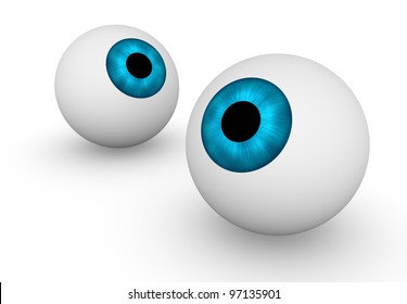 Two eyeballs