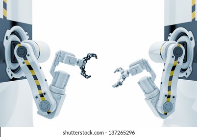 Two Futuristic Automated Work Tools / Factory Rebuild