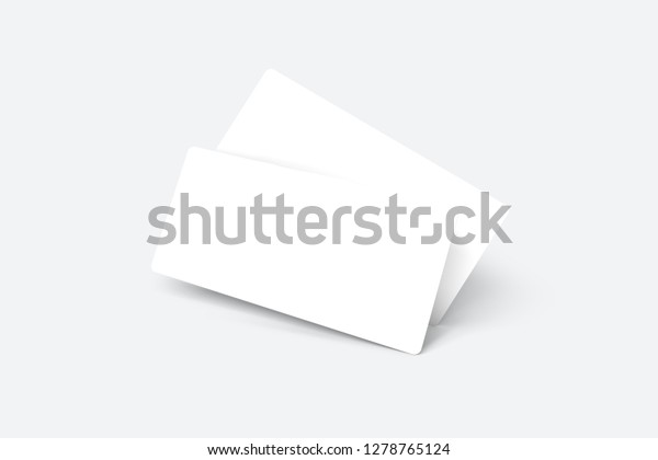 Download Two Gift Voucher Mockup 3d Rendering Stock Illustration 1278765124