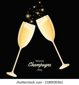 Two glasses of champagne. World champagne day - Powered by Shutterstock