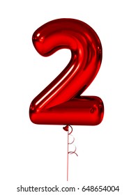 Number Two 2 Balloon Font Stock Illustration 281868341 | Shutterstock