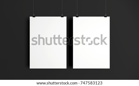 Two poster mockup set