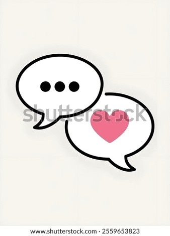 Two speech bubbles icon. a conversation or interaction. ellipsis illustration symbol
