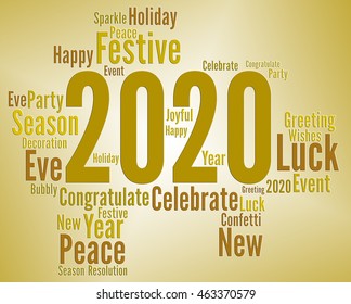 Two Thousand Twenty Representing Partying Party And Fun