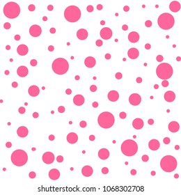 Two Tone Dots Polka Dot On White Background Multicolor Pattern Texture