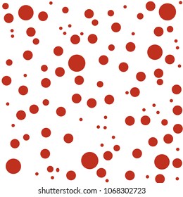 Two Tone Dots Polka Dot On White Background Multicolor Pattern Texture