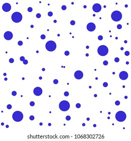 Two Tone Dots Polka Dot On White Background Multicolor Pattern Texture