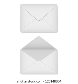 Two white envelope