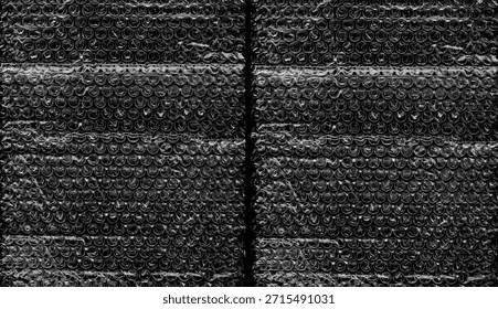two-piece bubble wrap plastic texture