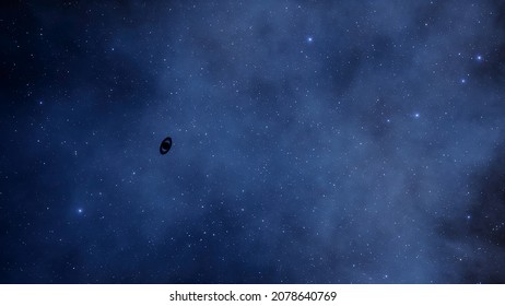 A type of planemo, sometimes referred to as a rogue planet, that does not have any star to orbit around. The planet is far off in the distance and is noticeably tiny, as it is in the background.