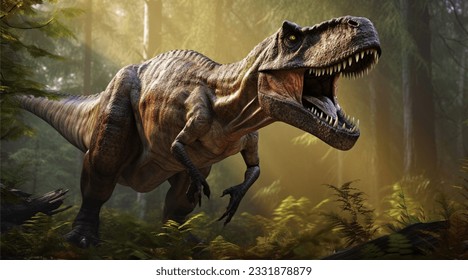 The Tyrannosaurus Rex is one of the most famous dinosaurs. It was a large carnivorous dinosaur that lived during the late Cretaceous Period