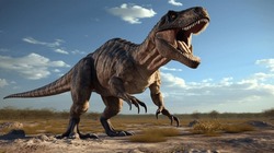 Tyrannosaurus Rex (T-rex): Known As "Tyrant Lizard King," This Is Perhaps The Most Famous Dinosaur. It Was A Large, Bipedal Carnivore That Lived In The Late Cretaceous Period. 