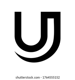 U Letter Simple Logo Company Modern Stock Vector (Royalty Free) 1891636567