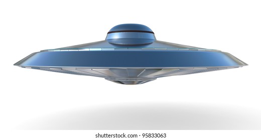 Ufo Isolated On White Background Stock Illustration 230528995