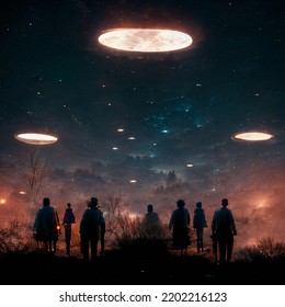 UFO Abduction, Alien Ship Sighting.