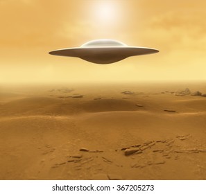 UFO In The Desert