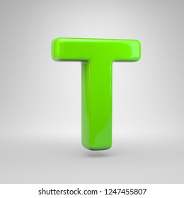 Ufo Green Color Letter T Uppercase Stock Illustration 1247455807 ...