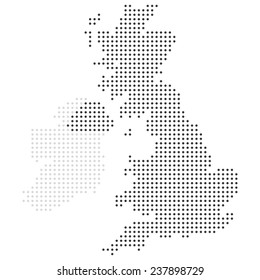 UK dotted map