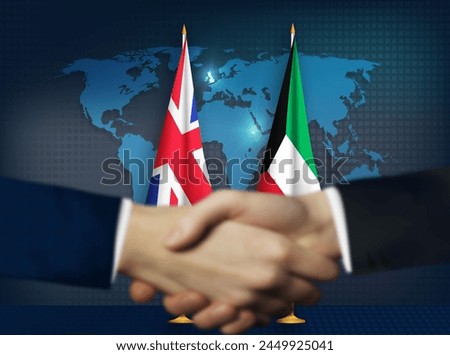 UK and Kuwait bilateral relations concept background