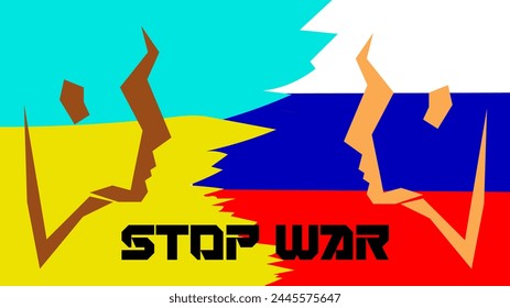 Ukrain and Russian civil War in stop war post