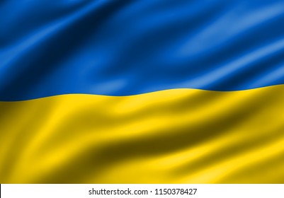 Ukraine waving flag for Independence day  - Powered by Shutterstock