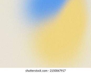 Ukrainian flag  Support Ukraine concept  Grainy gradient texture  Abstract background  Blue   yellow colors 