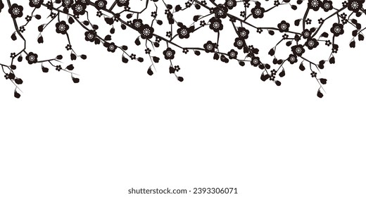 Ume Japanese Pattern Spring Background