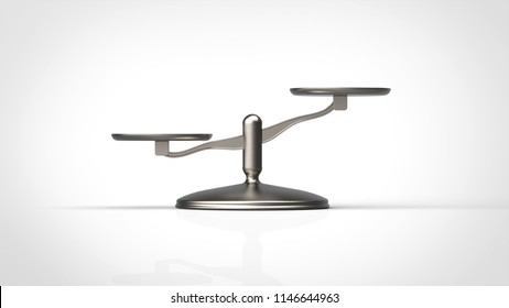 Unbalanced Scale 3d Rendering