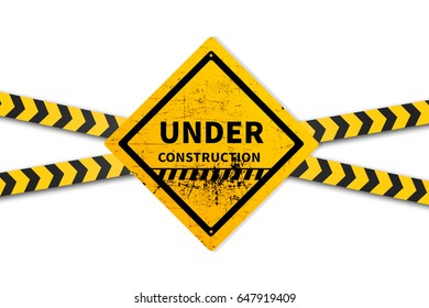 Under construction sign 