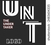 The undertaker (THE UNDER TAKER) wwe famous wrestler name and logo .it so attractive and awesome.