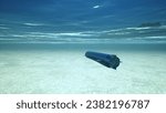 Underwater drone torpedo military arm sea ocean 3d render