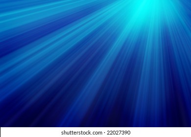 Underwater Rays Of Light