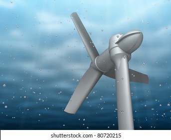 Underwater Turbine Tap River Energy