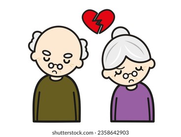 unhappy divorced middle aged couple - Powered by Shutterstock