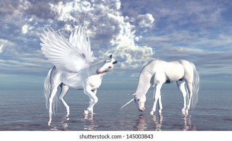 Unicorn And Pegasus